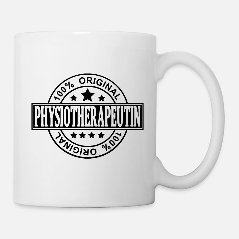 physiotherapeutin - Tasse - Weiß