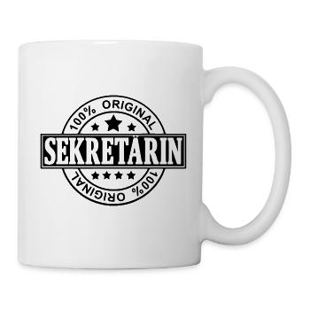 sekretärin - Tasse - Weiß - Rechts