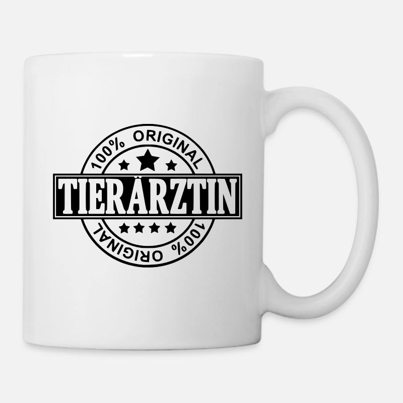 tierärztin - Tasse - Weiß