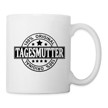tagesmutter - Tasse - Weiß - Rechts