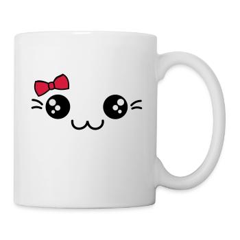 sweet face with loop - Mug - white - Right