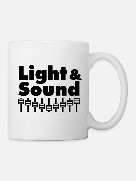 Light & Sound - Tasse - Weiß