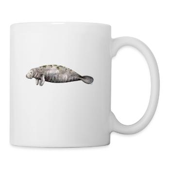 Manati - Manatee - Lamantin - Tasse - Weiß - Rechts