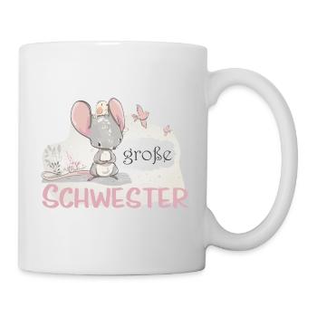grande soeur Unicorn Mausvogel - Mug blanc - blanc - Droite