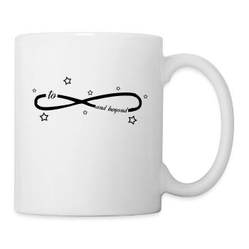 Bis zur Unendlichkeit und weiter - Tasse - Weiß - Rechts