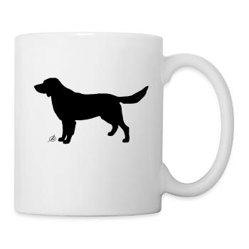 Deutscher Wachtelhund - Tasse - Weiß - Rechts