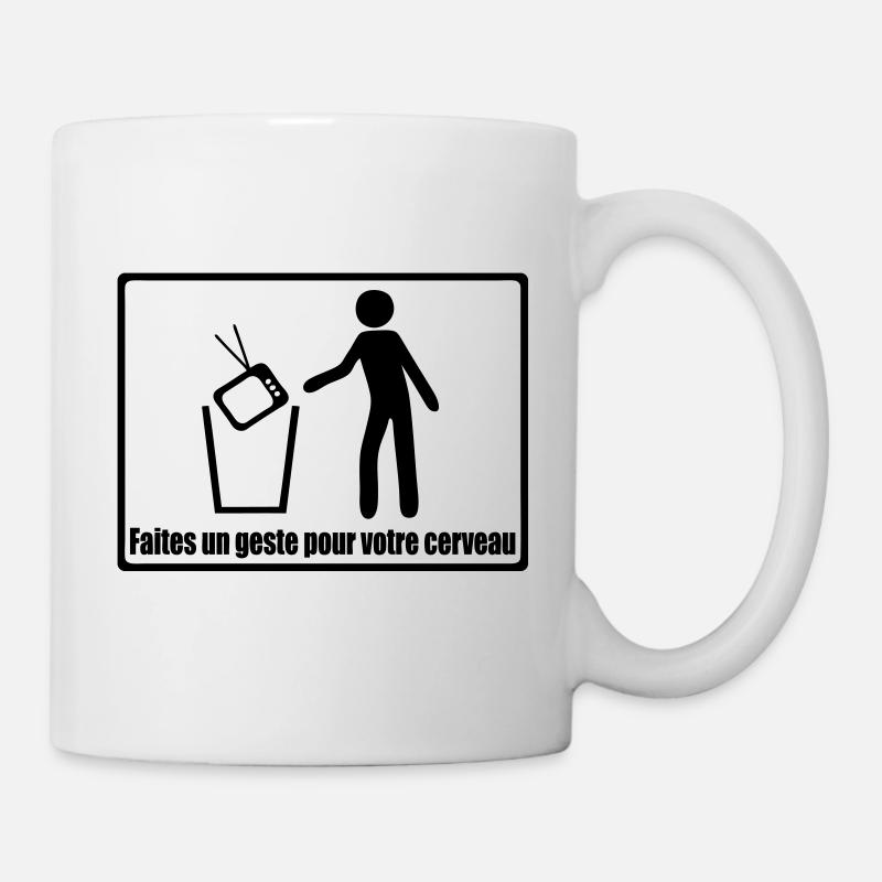 anti Television - Mug - white