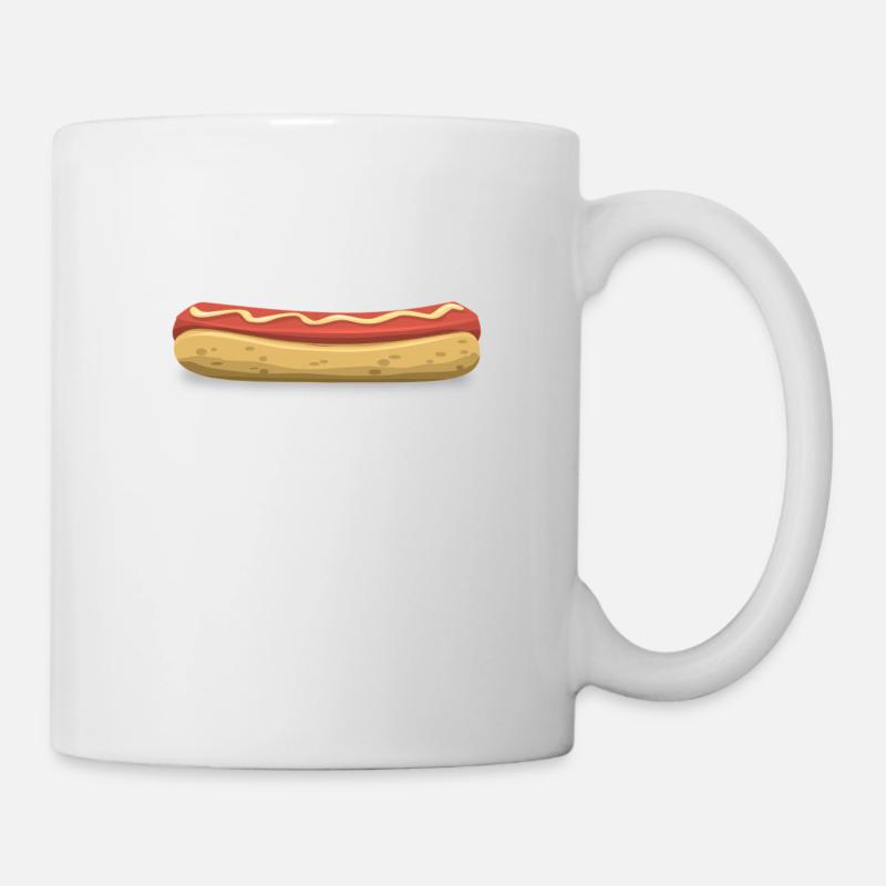 Hot-dog - Mug blanc - blanc