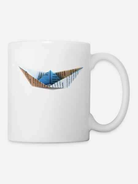Schiffchen - Tasse - Weiß