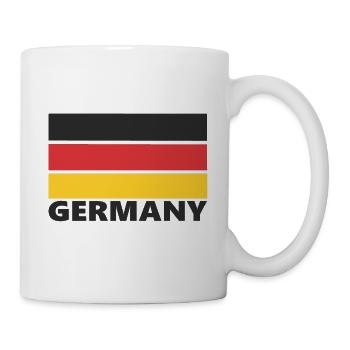 Deutschland, Germany - Tasse - Weiß - Rechts