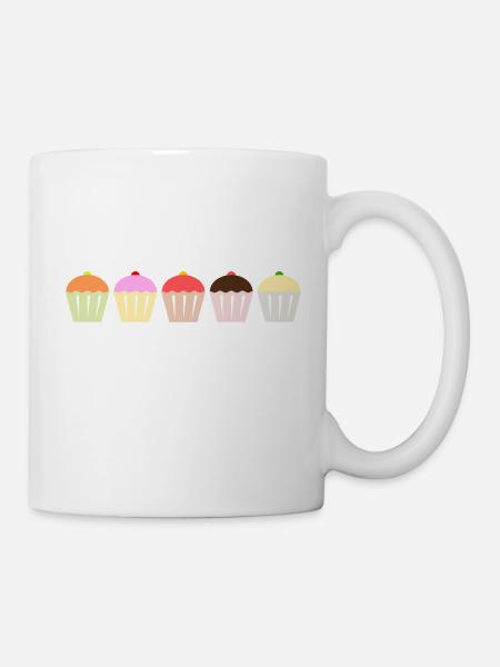 Cupcakes - Mug blanc - blanc