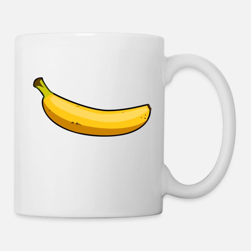 Banane - Tasse - Weiß