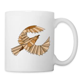 Vector Adler Vintage T Shirt - Tasse - Weiß - Rechts