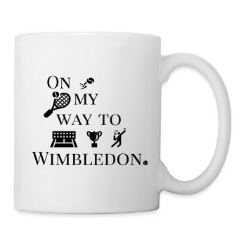 Wimbledon Tennis Sport - Tasse - Weiß - Rechts