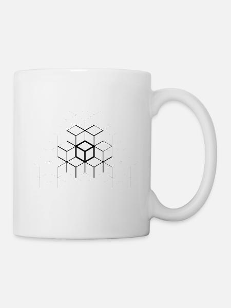 CUBES - Mug - white