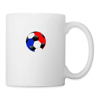 Fußball - Tasse - Weiß - Rechts