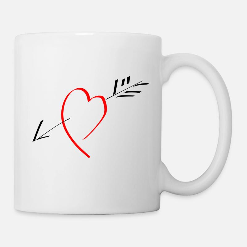 Herz - Tasse - Weiß