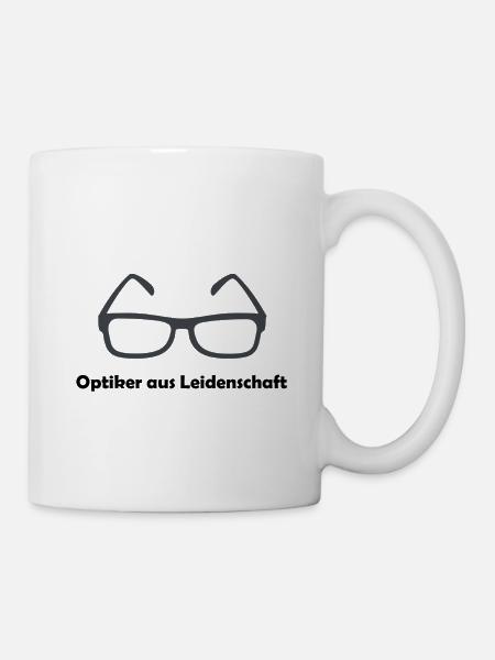 Optiker aus Leidenschaft - Tasse - Weiß
