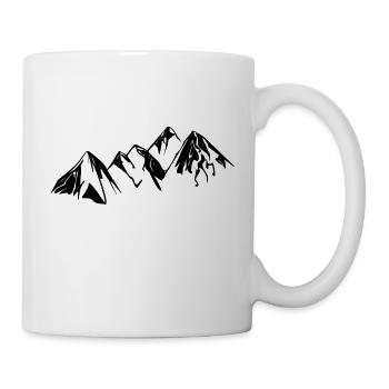 Berg 1 - Tasse - Weiß - Rechts