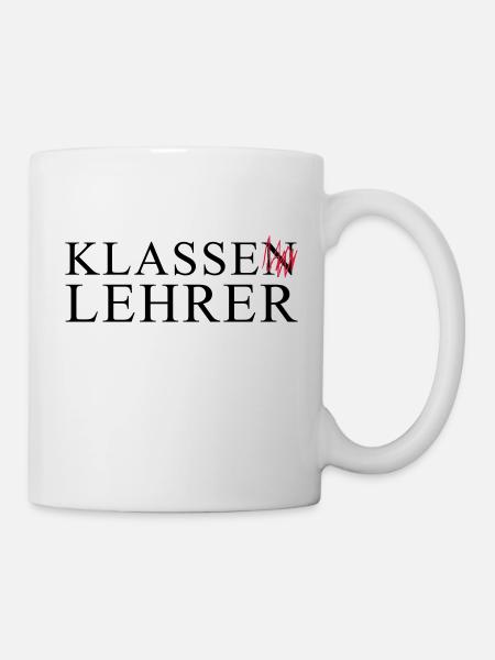 KLASSE LEHRER - Tasse - Weiß