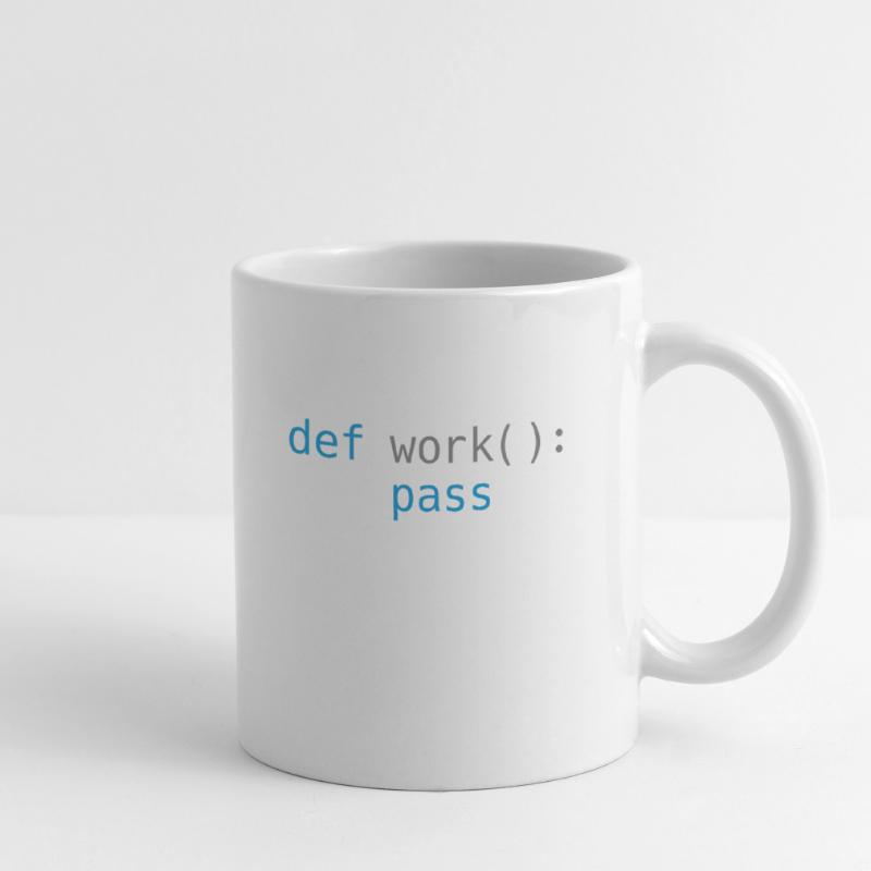 Python pass work Mug
