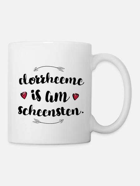 affectionately Saxon Saxons saying dorrheeme - Mug - white