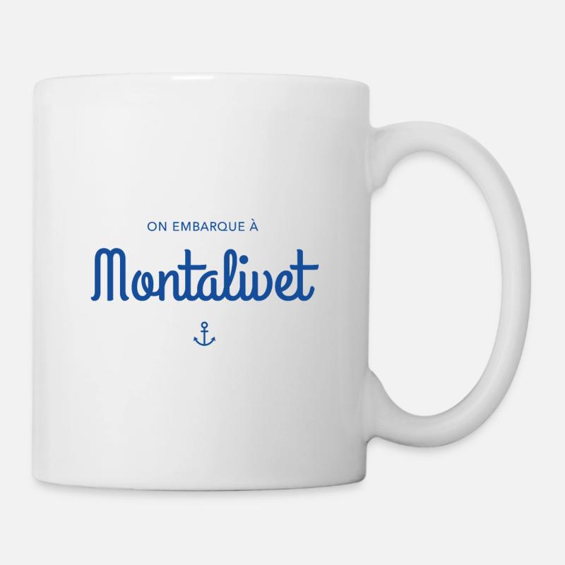 Wir begeben uns nach Montalivet - Tasse - Weiß