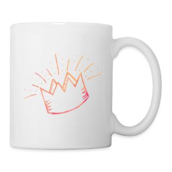 Krone - Tasse - Weiß - Rechts
