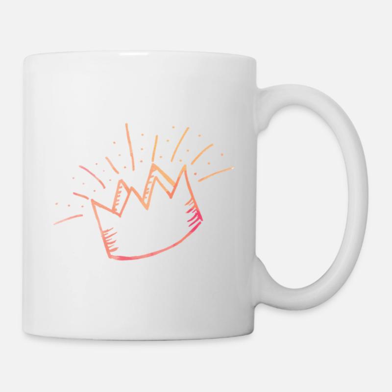 couronne - Mug blanc - blanc