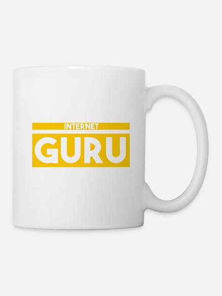 INTERNET GURU - Tasse - Weiß