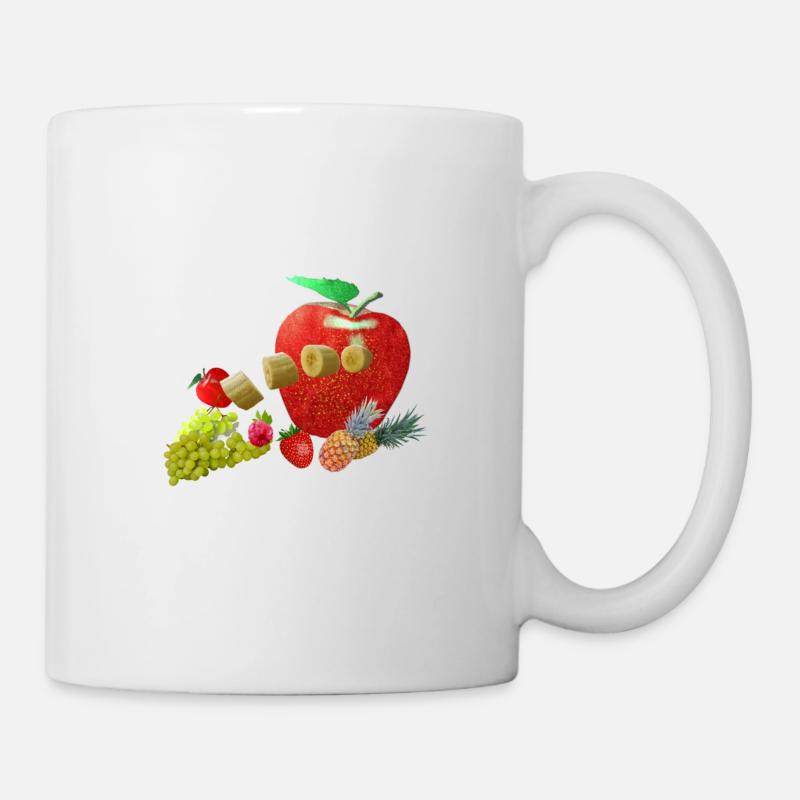 Obst - Tasse - Weiß