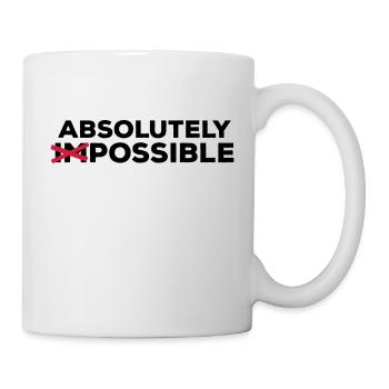 absolutely possible possible sortie solution Optimist - Mug blanc - blanc - Droite