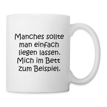 Some things should simply be left behind - Mug - white - Right