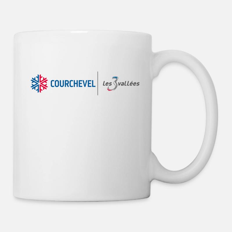 courchevel - Mug blanc - blanc