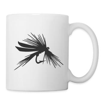FLY FISHING BLACK NYMPH - Mug - white - Right
