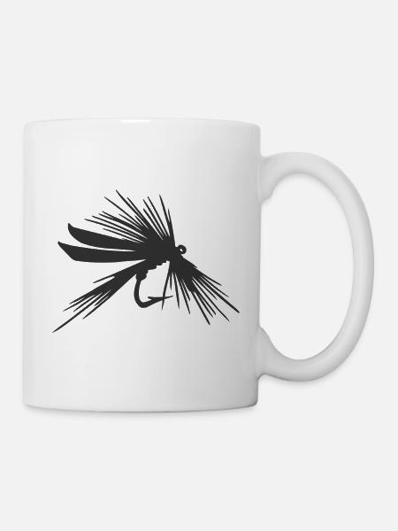 FLY FISHING BLACK NYMPH - Mug - white