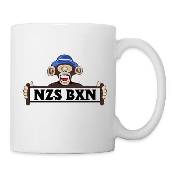 nzs bxn nazis boxen gegen rechts raus antifa links - Tasse - Weiß - Rechts