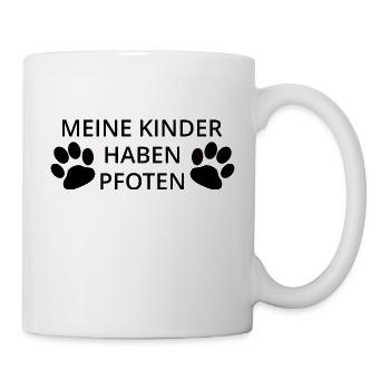 My children have paws - Mug - white - Right