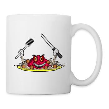 EVIL SPAGHETTI - Eat if you dare! - Tasse - Weiß - Rechts
