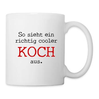 This is how a really cool cook looks. - Mug - white - Right