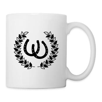 Hufeisen - Tasse - Weiß - Rechts