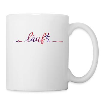 Running jogging - Mug - white - Right