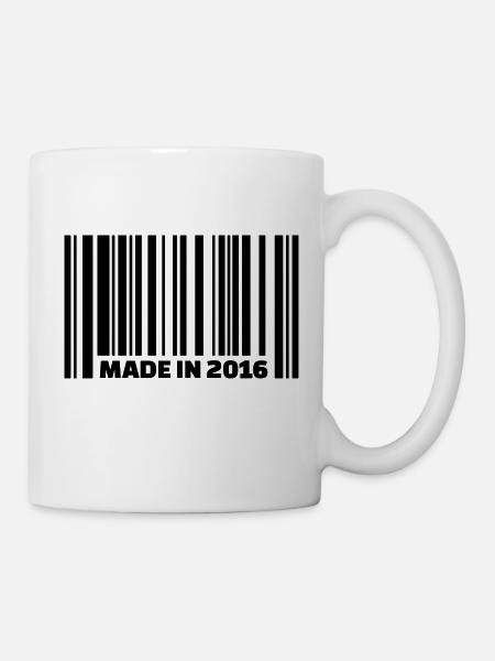 Made in 2016 - Mug blanc - blanc