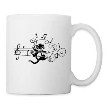 musicat - Tasse - Weiß - Rechts