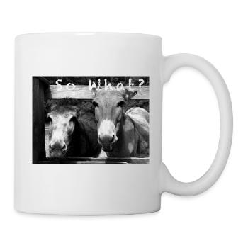 So what? Donkey - Mug - white - Right