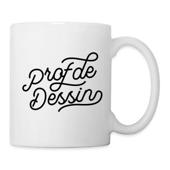 Prof. Zeichnen - Bildende Kunst Prof - Tasse - Weiß - Rechts