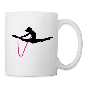 Gymnastik - Tasse - Weiß - Rechts