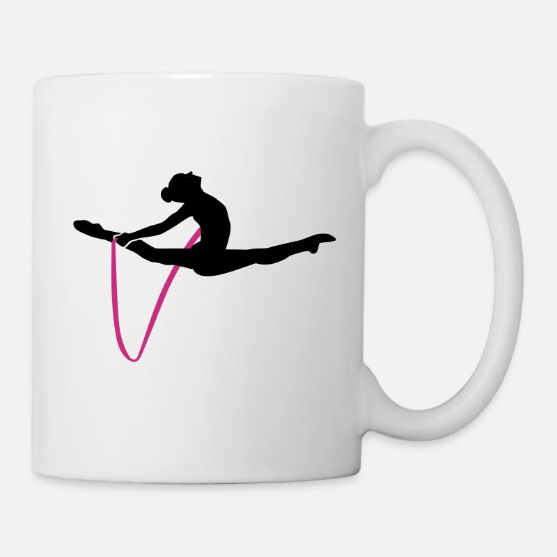Gymnastique - Mug blanc - blanc