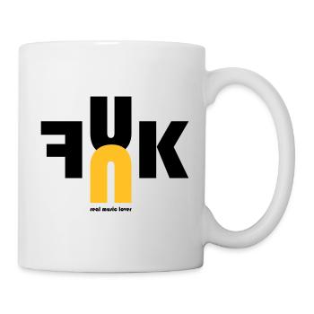 FUNK - real music lover - musician - band - Mug - white - Right
