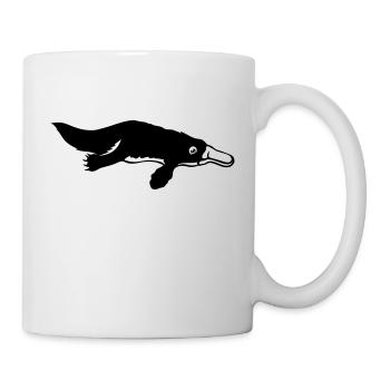 Schnabeltier ornitorinque Tier - Tasse - Weiß - Rechts